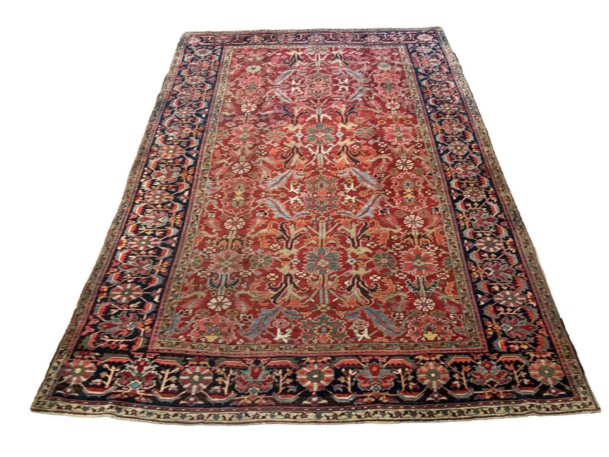 Antique Heriz Rug | 7'9" X 10'9" - photo 2