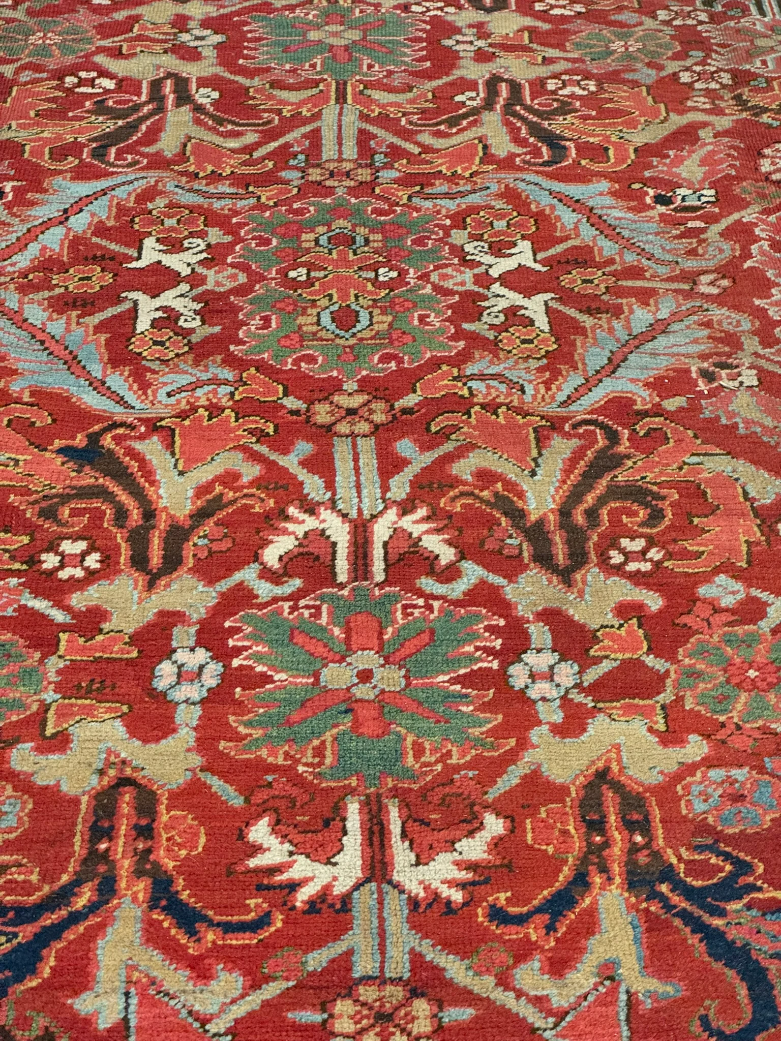 Antique Heriz Rug | 7'9" X 10'9" - photo 6