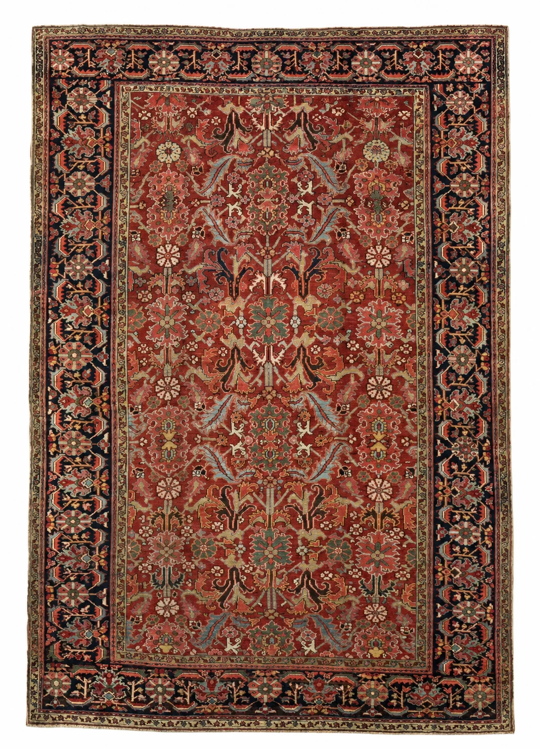 Antique Heriz Rug | 7'9" X 10'9"