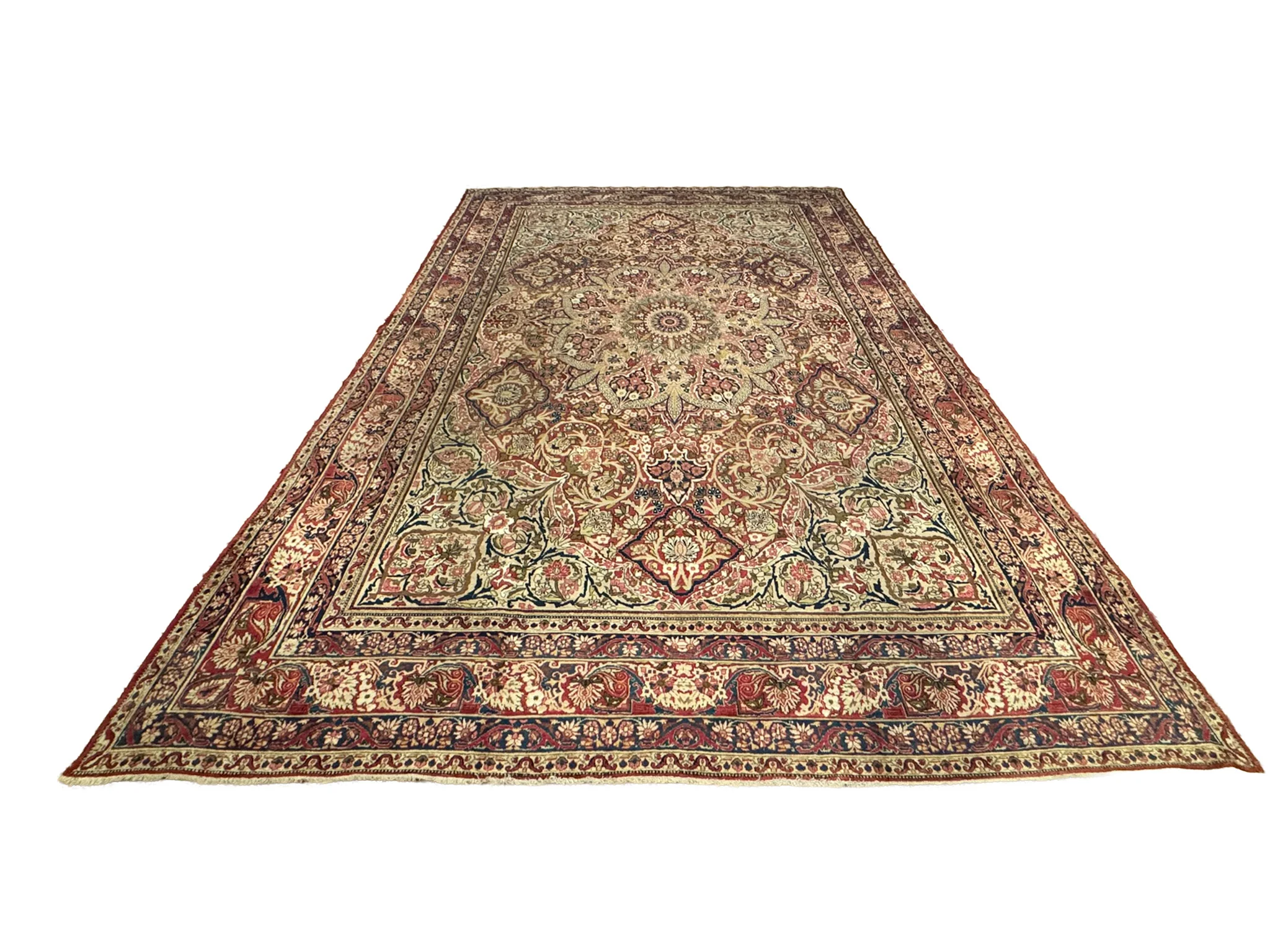 Antique Fine Lavar Kerman Rug | 10'10" X 16'4" - photo 3