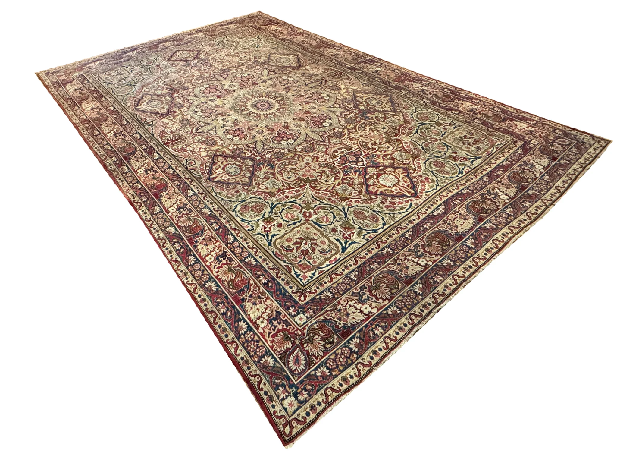 Antique Fine Lavar Kerman Rug | 10'10" X 16'4" - photo 5