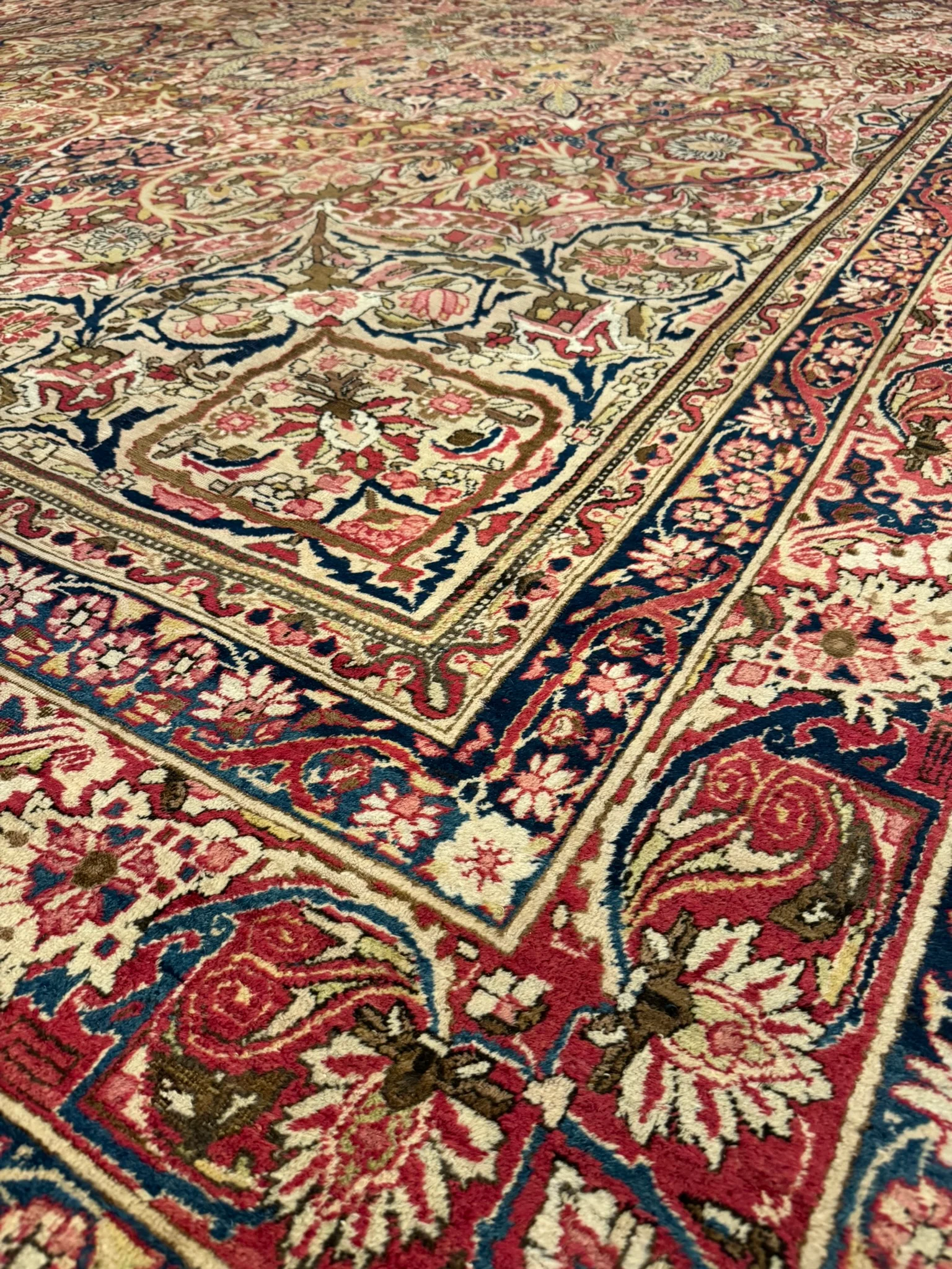Antique Fine Lavar Kerman Rug | 10'10" X 16'4" - photo 8