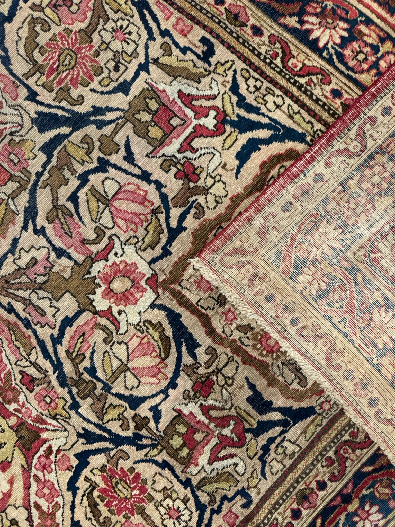 Antique Fine Lavar Kerman Rug | 10'10" X 16'4" - photo 11