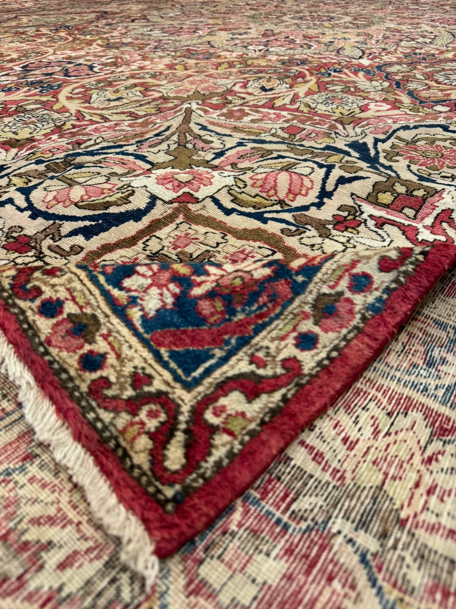 Antique Fine Lavar Kerman Rug | 10'10" X 16'4" - photo 12