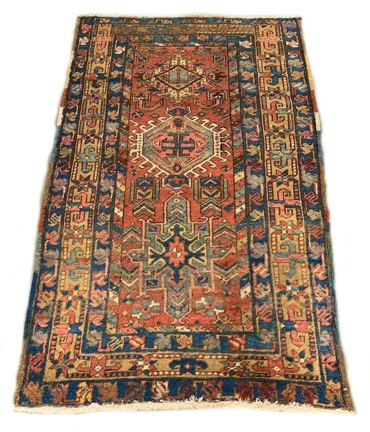 Antique Karajeh Heriz Rug | 3' X 4'11" - photo 2