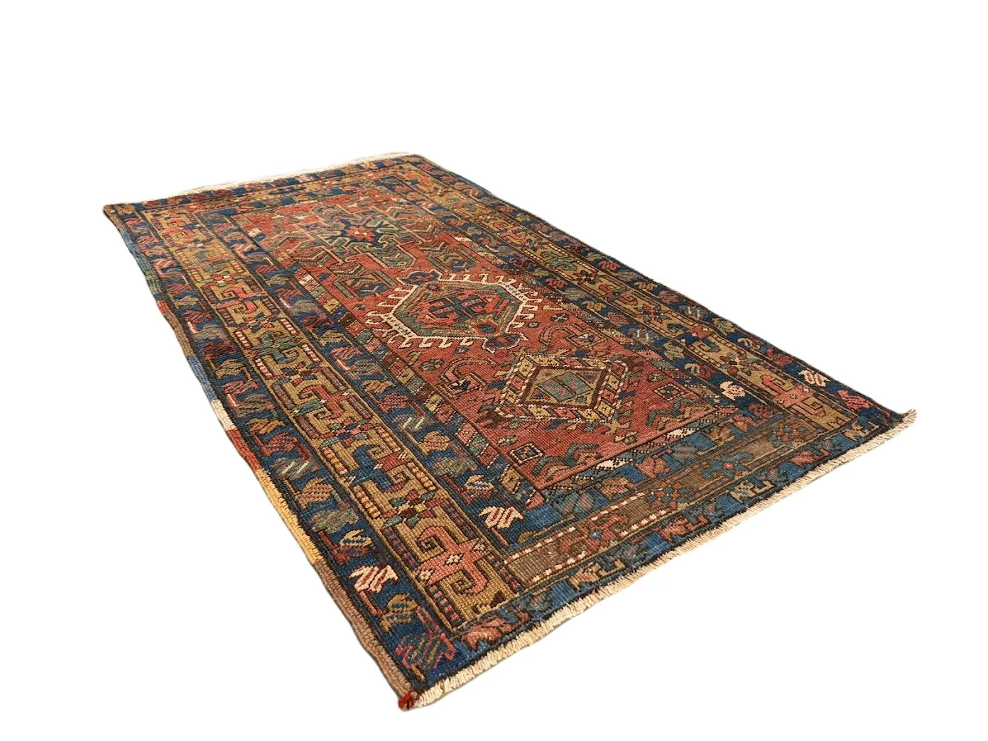 Antique Karajeh Heriz Rug | 3' X 4'11" - photo 4