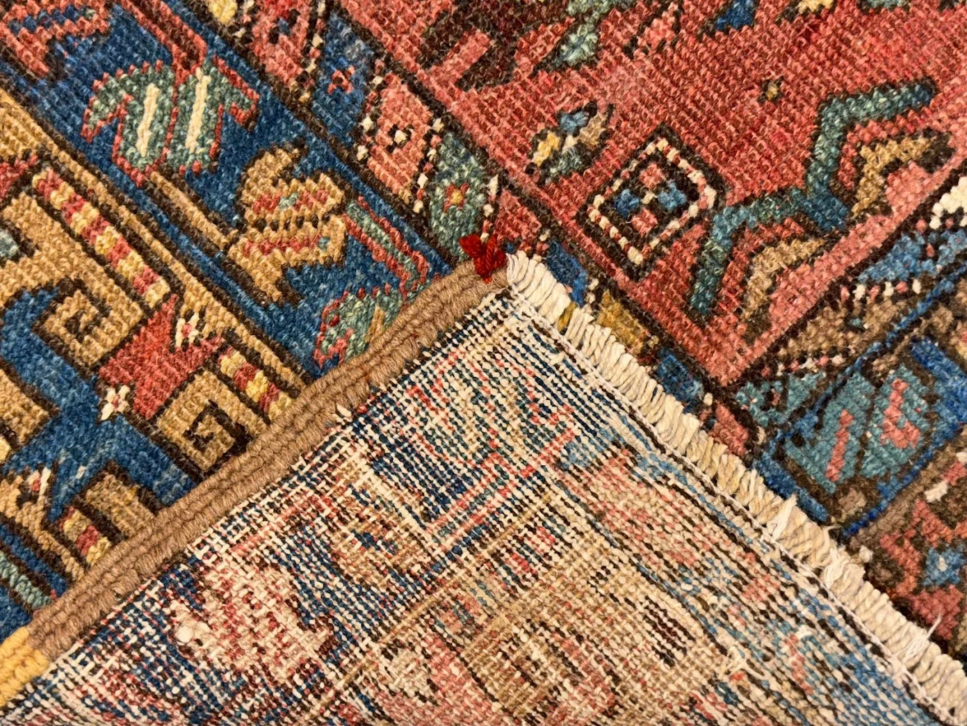 Antique Karajeh Heriz Rug | 3' X 4'11" - photo 8
