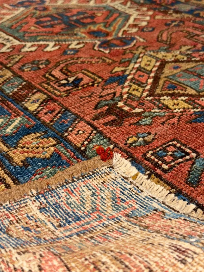 Antique Karajeh Heriz Rug | 3' X 4'11" - photo 9