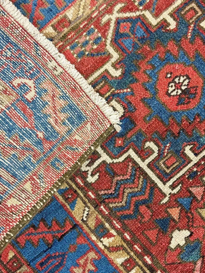 Vintage Karajeh Heriz Rug | 2'11" X 4'1" - photo 8