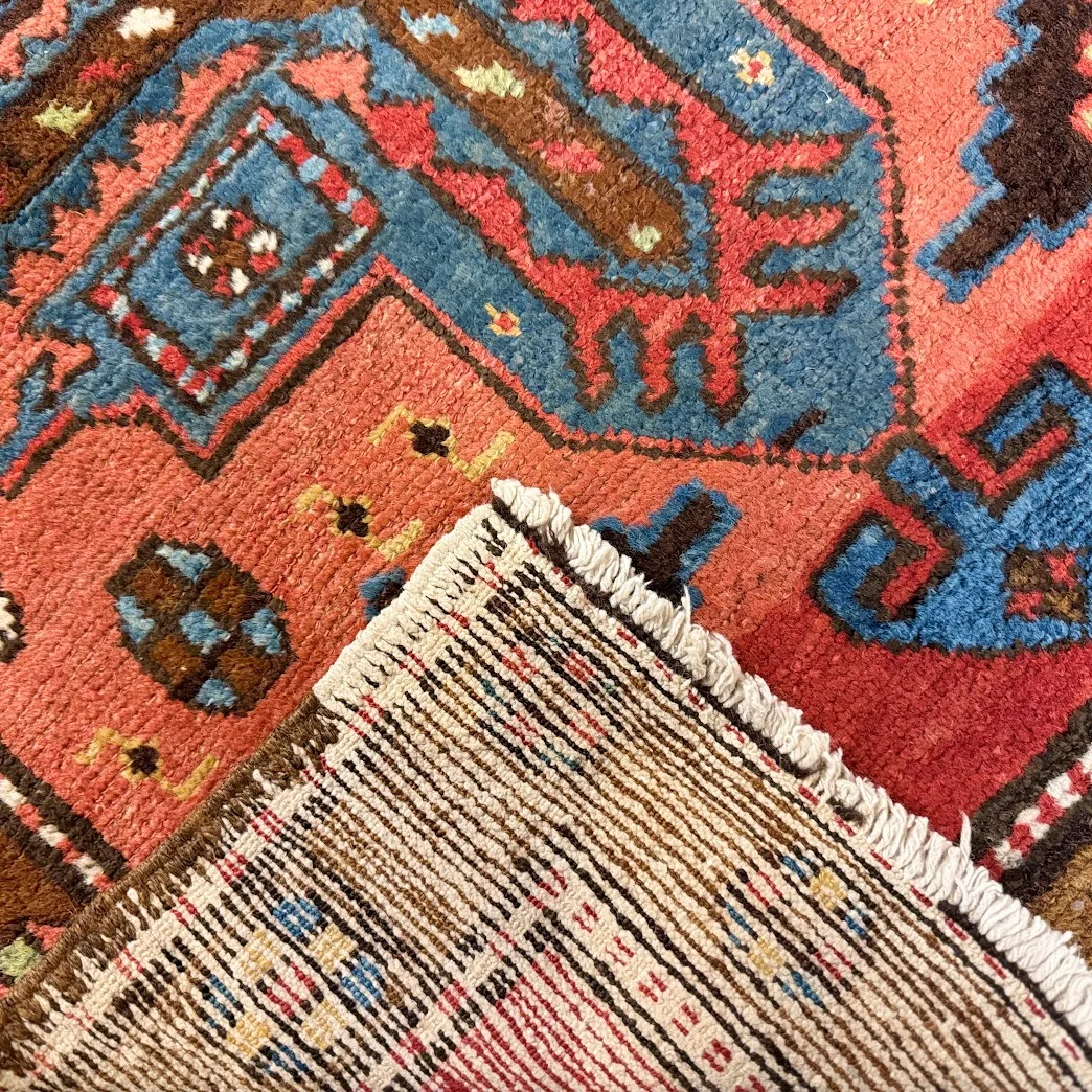 Antique Karajeh Heriz Rug | 2'7" X 3'1" - photo 8