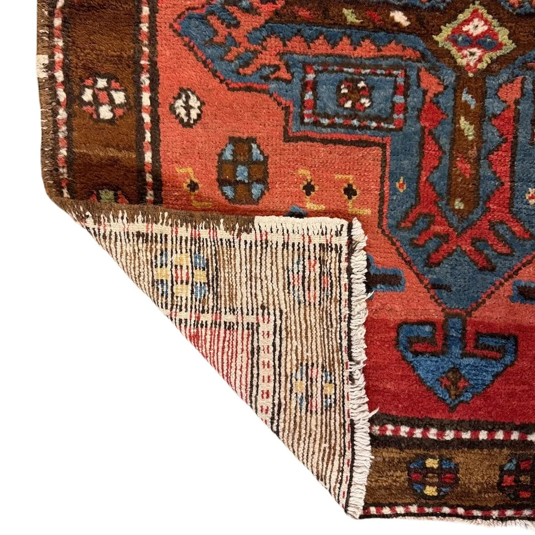 Antique Karajeh Heriz Rug | 2'7" X 3'1" - photo 7