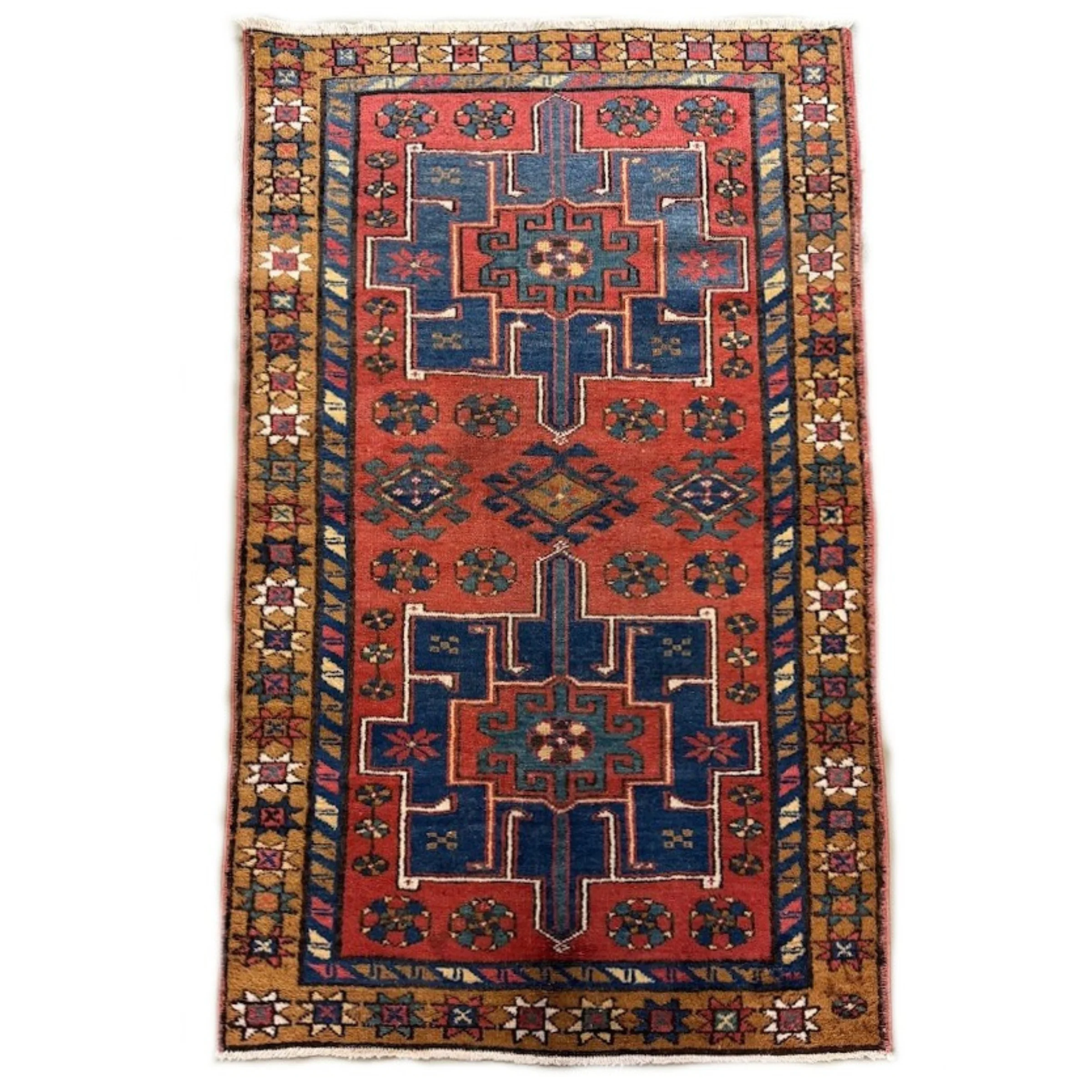 Antique Karajeh Heriz Rug | 3'3" X 5'3"