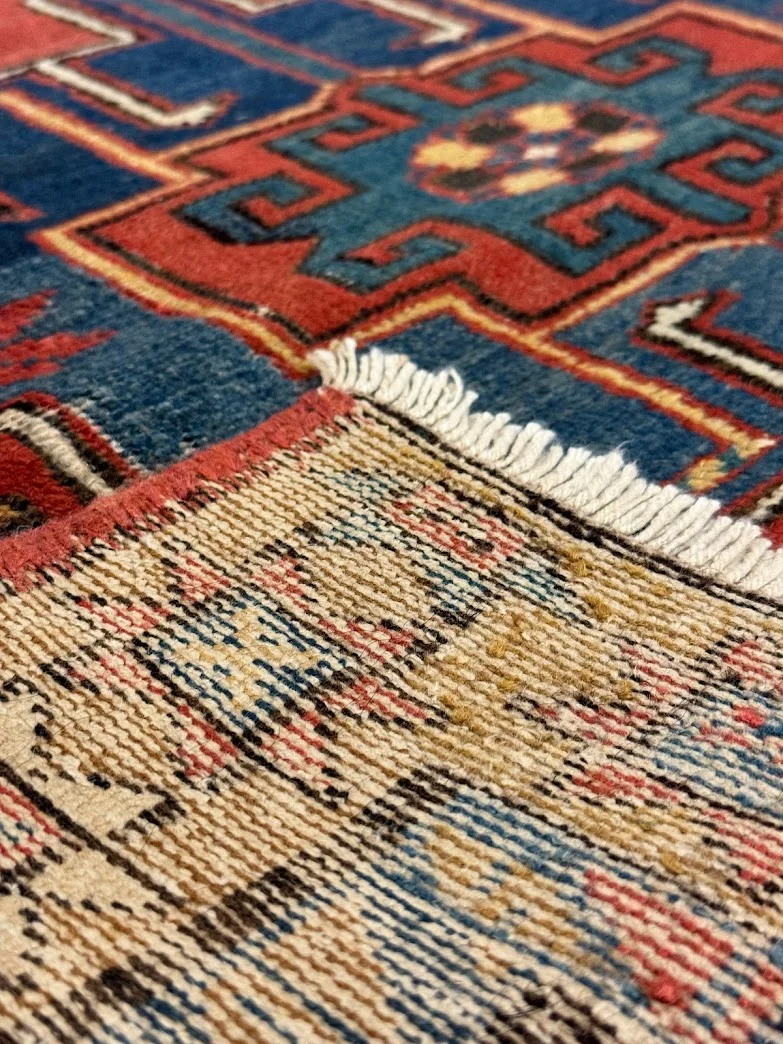 Antique Karajeh Heriz Rug | 3'3" X 5'3" - photo 9