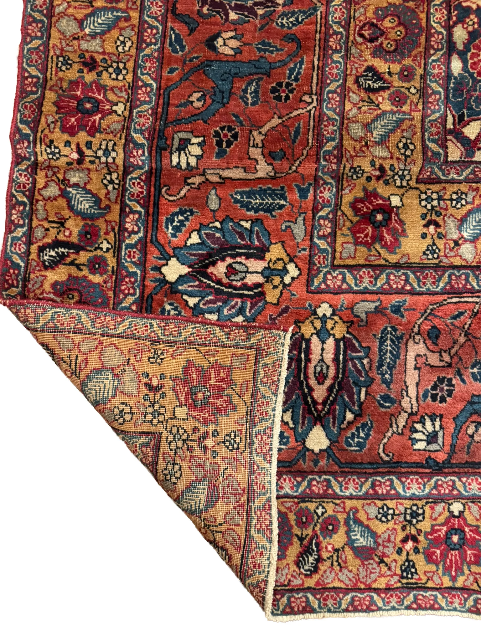 Antique Fine Tabriz Rug | 12'6" x 16'1" - photo 10