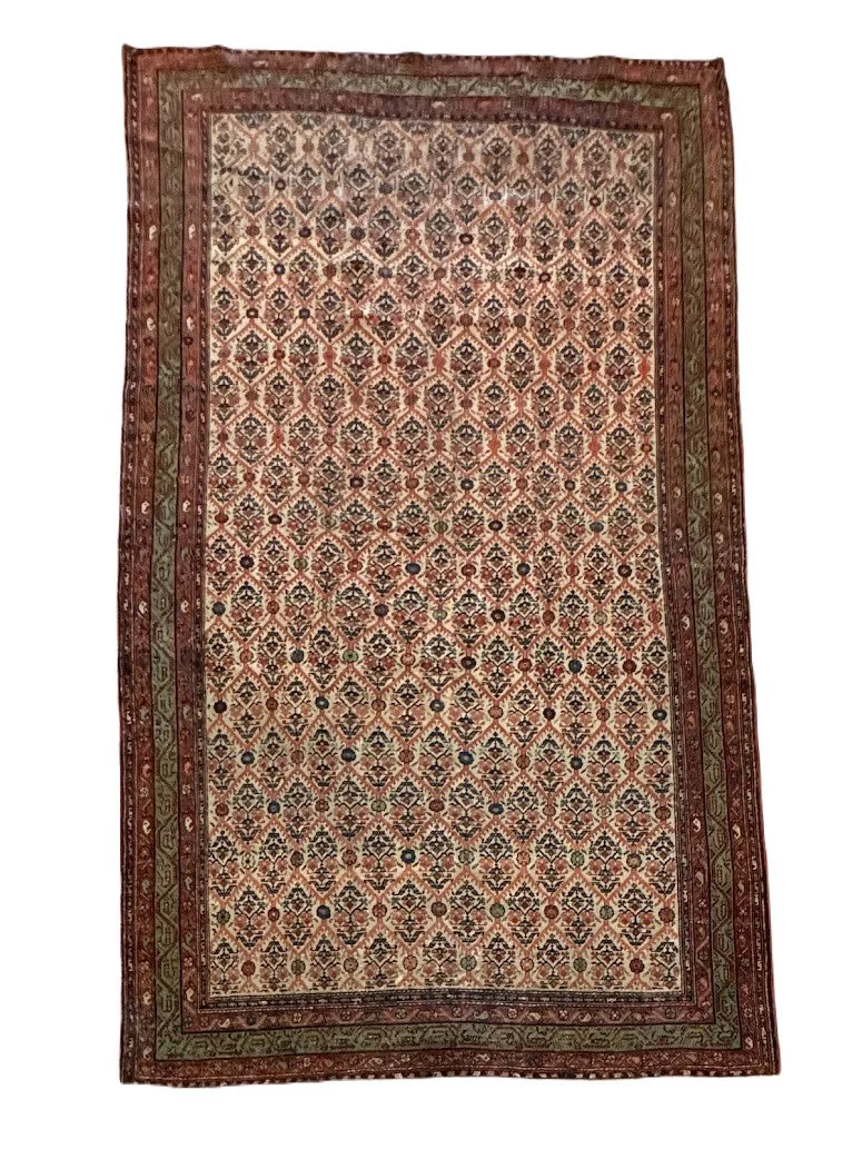 Antique Fine Malayer Rug | 5'6" X 9'3"