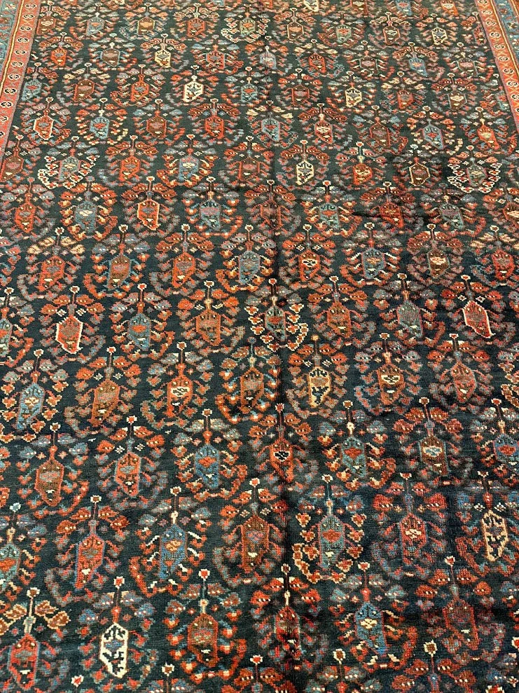 Antique Bijar Rug | 7'6" X 17'3" - photo 4