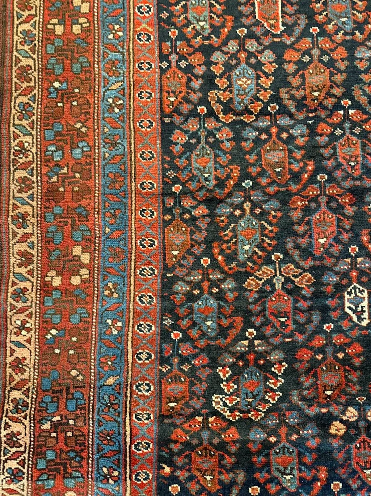 Antique Bijar Rug | 7'6" X 17'3" - photo 7