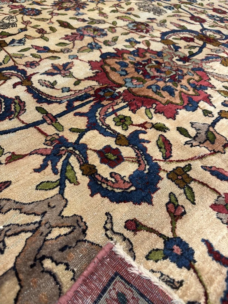 Antique Fine Crown Kerman Rug | 12'7" X 19'10" - photo 8