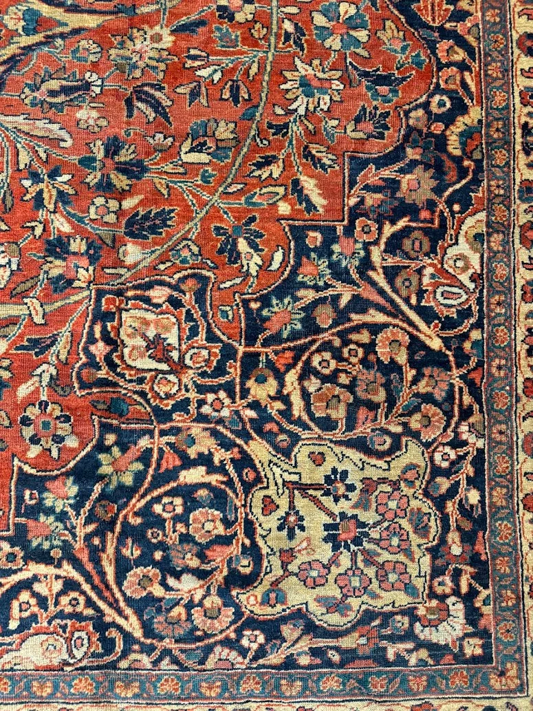 Antique Fine Mahal Sarouk Rug | 12' X 22'6" - photo 10