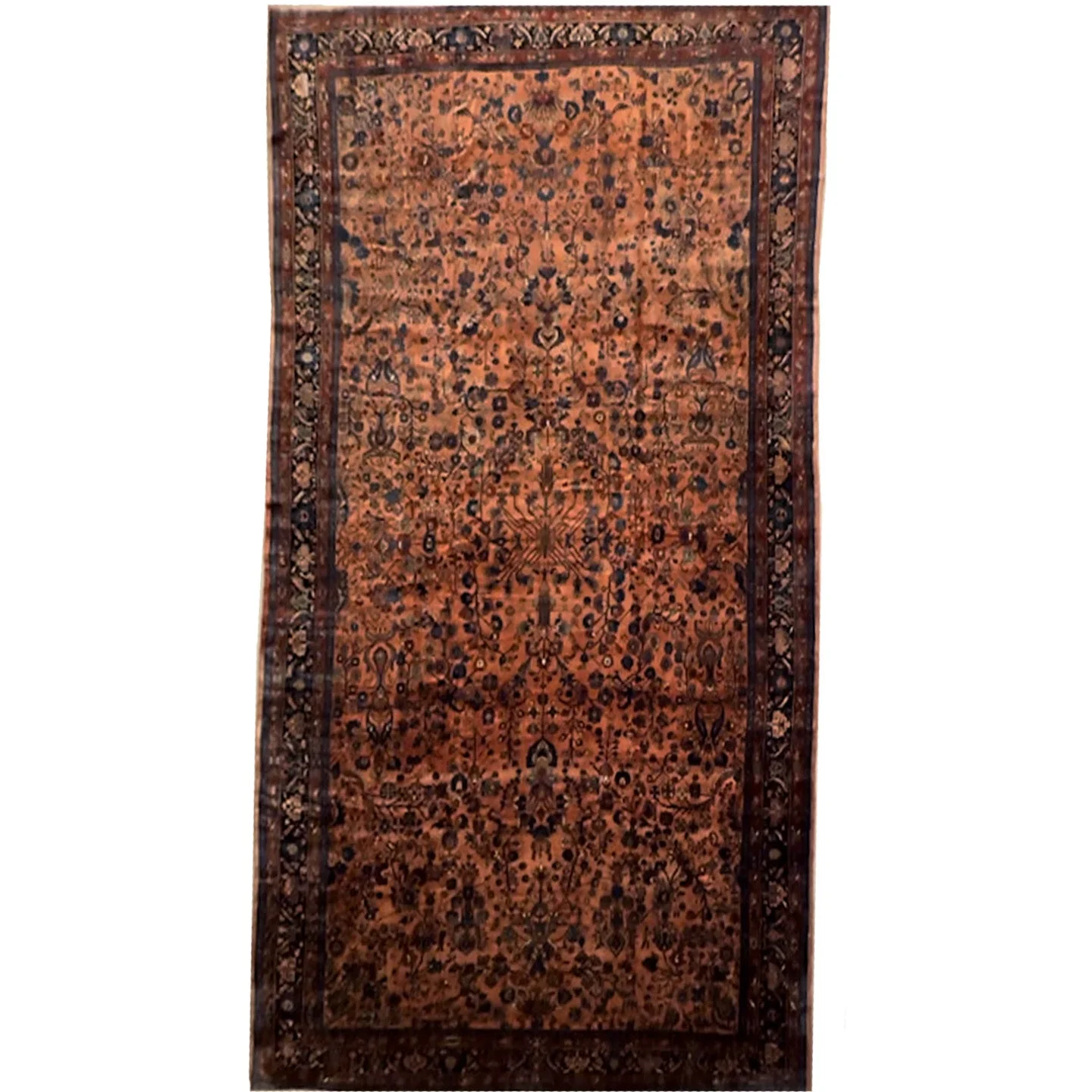 Antique Fine Mehraban Rug | 12'5" X 20'6"
