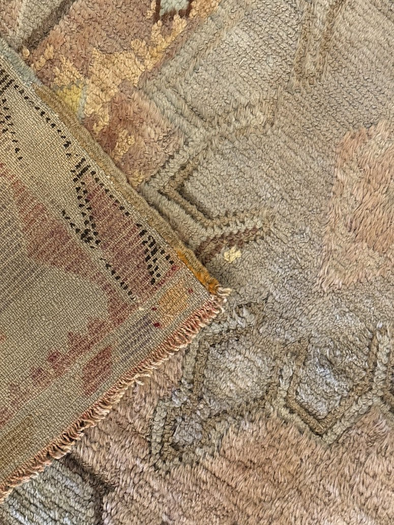 Vintage Angora Oushak Runner | 3'10" X 10'6" - photo 7