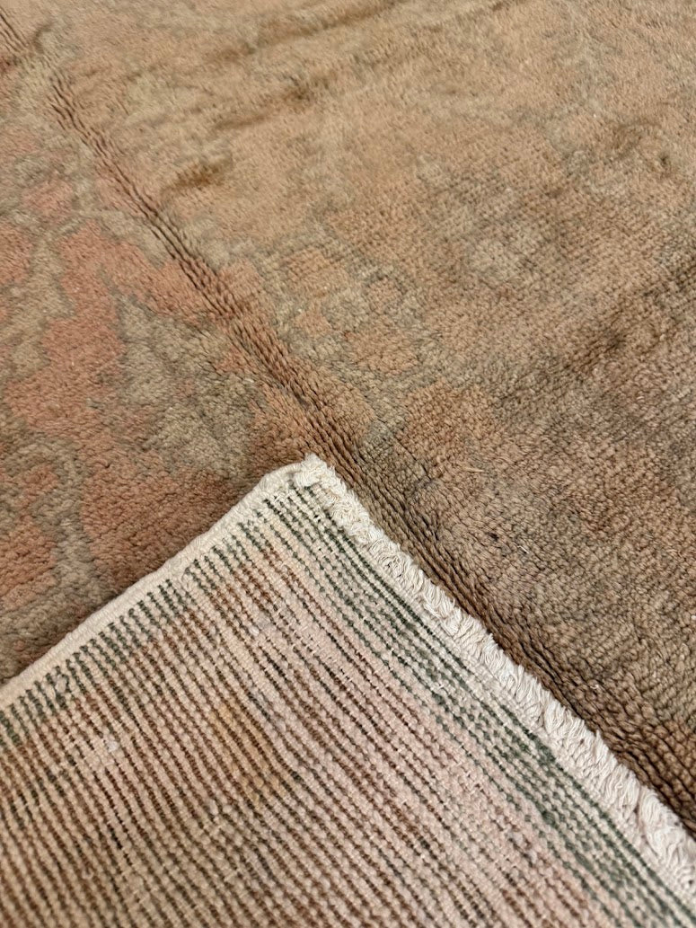 Vintage Oushak Rug | 4'10" X 9'2" - photo 6