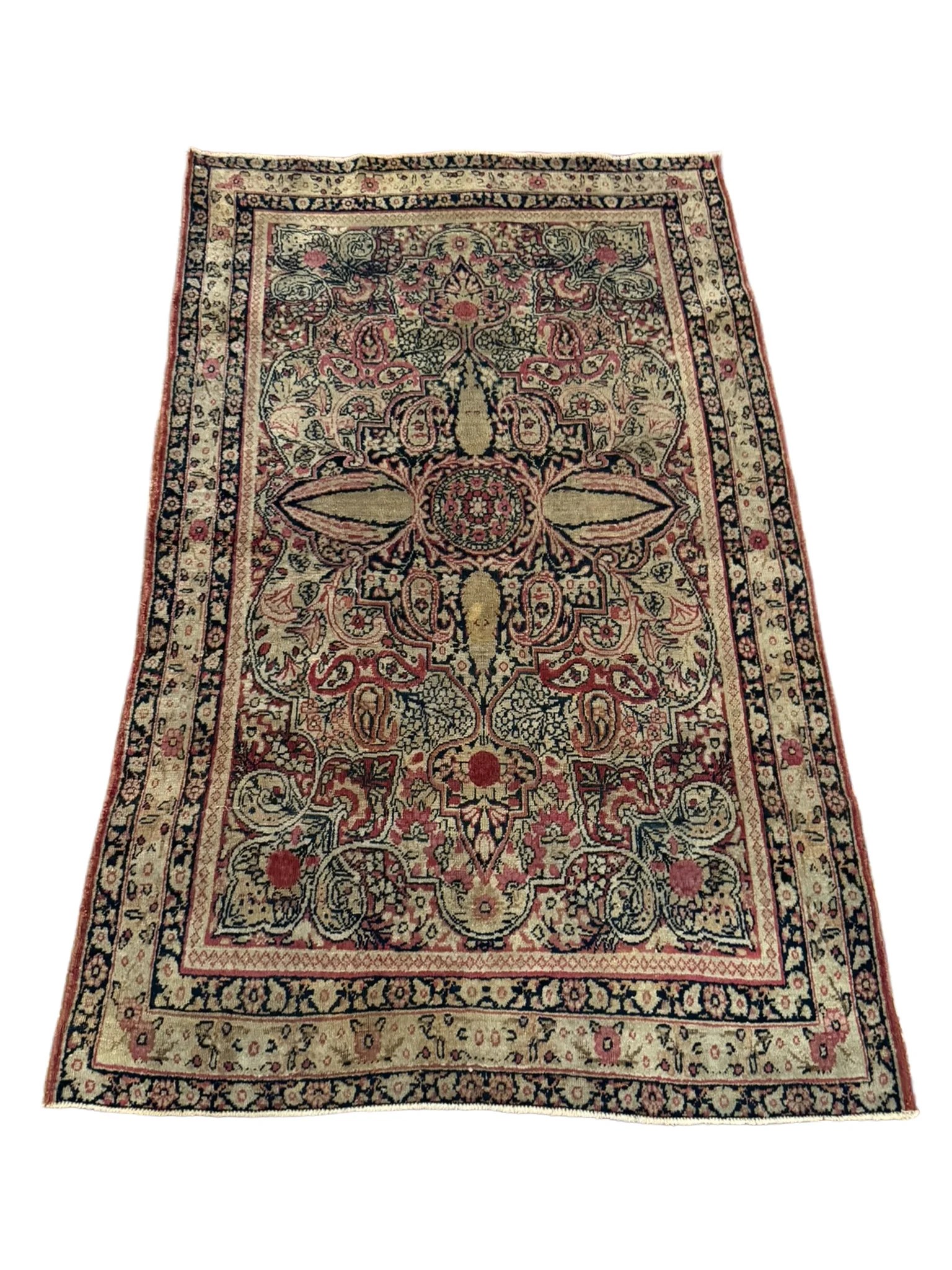 Antique Fine Lavar Kerman Rug | 3' x 4'9" - photo 2