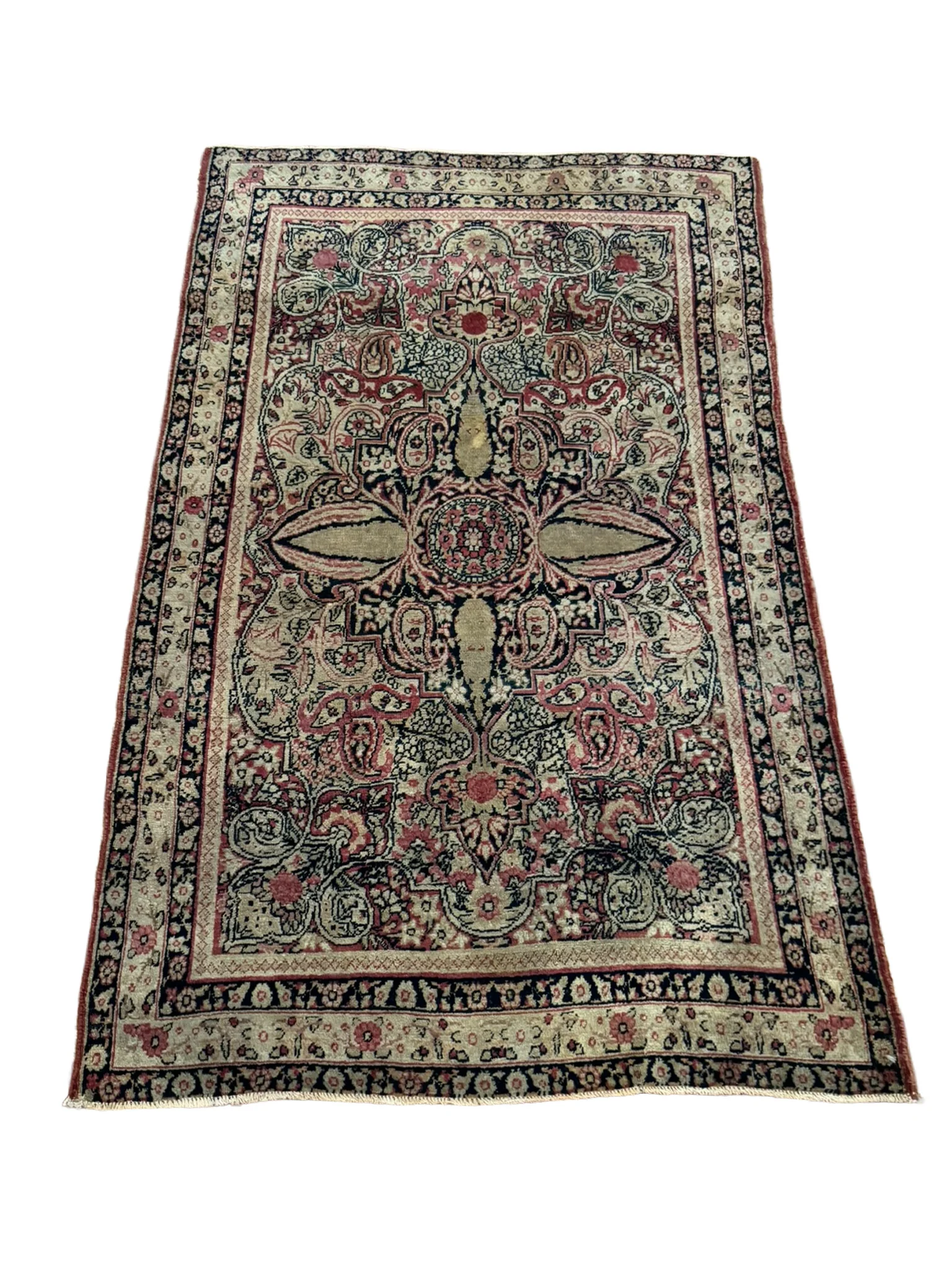 Antique Fine Lavar Kerman Rug | 3' x 4'9" - photo 3