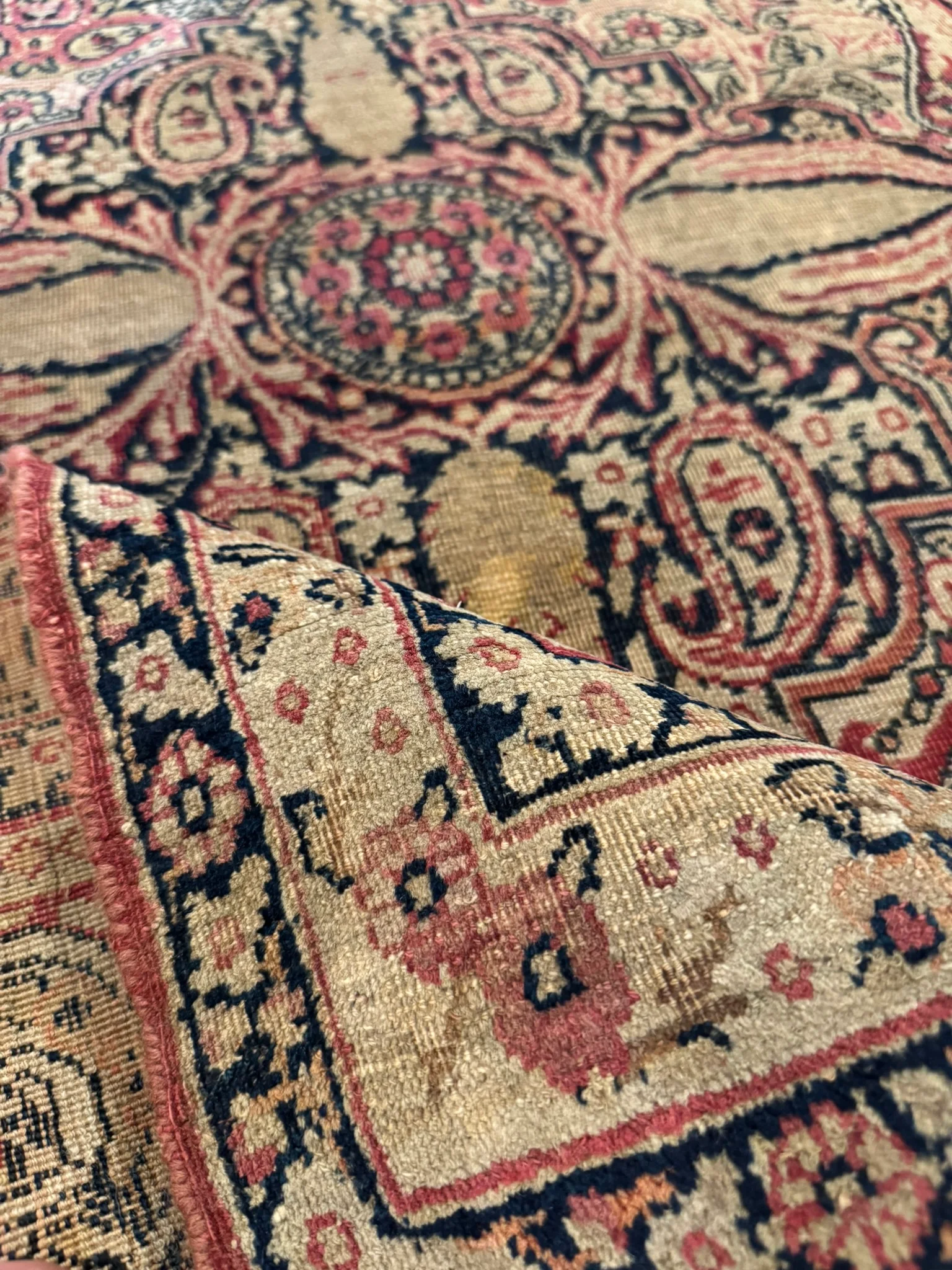 Antique Fine Lavar Kerman Rug | 3' x 4'9" - photo 5