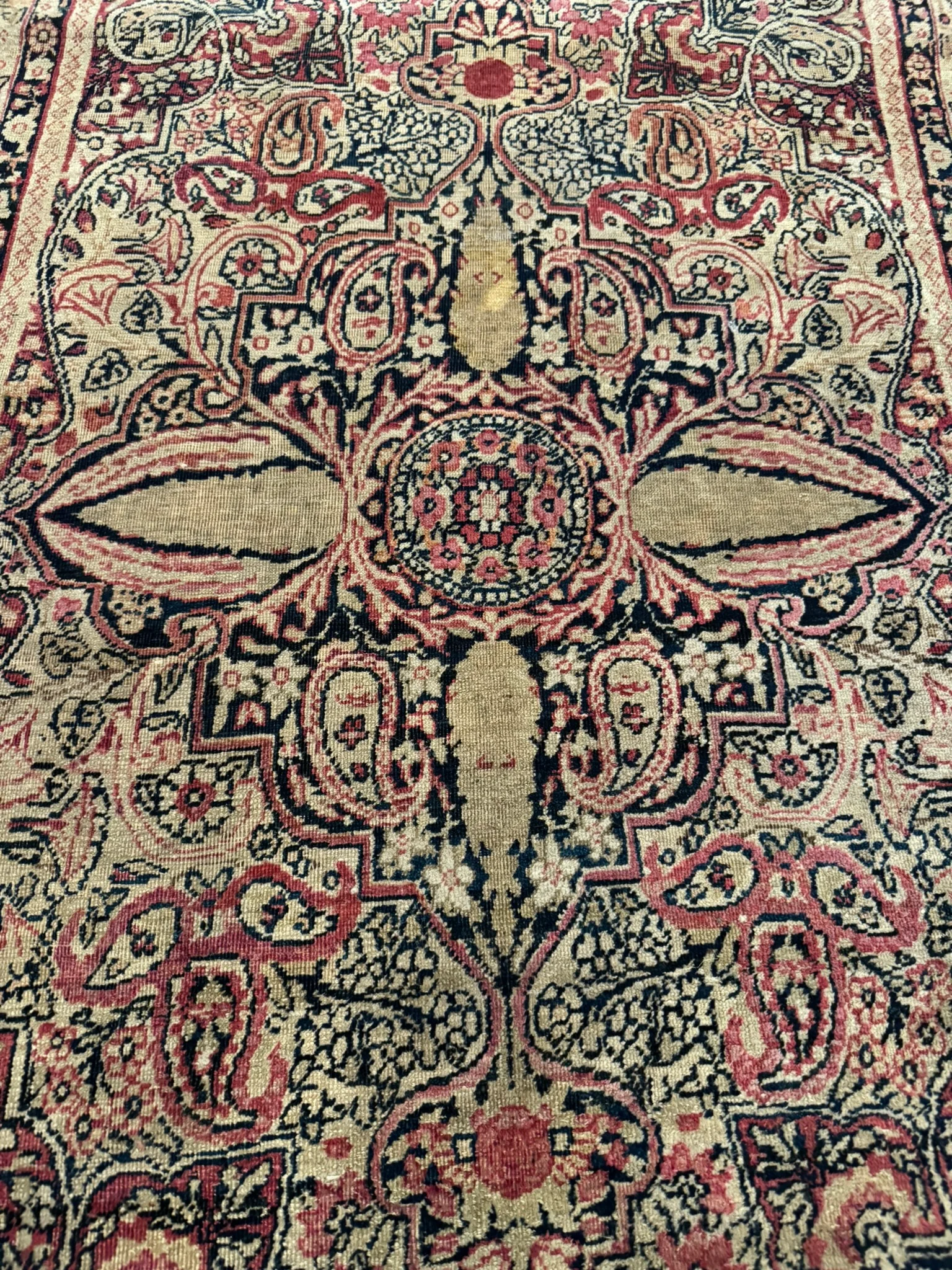 Antique Fine Lavar Kerman Rug | 3' x 4'9" - photo 6