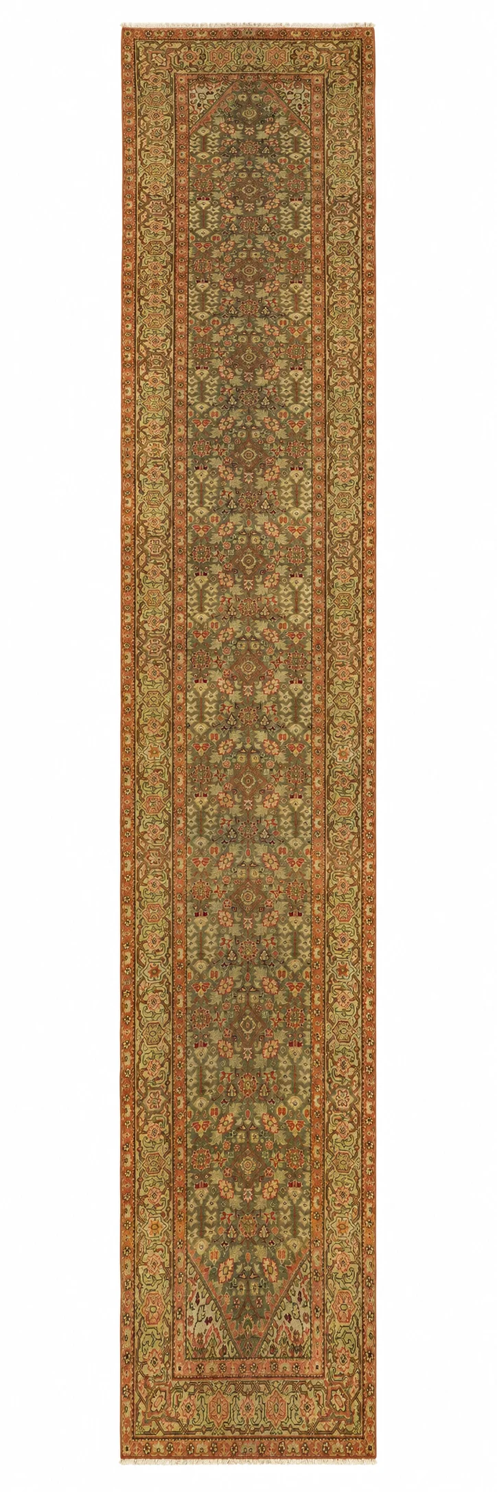 Antique Fine Agra Runner | 2'8" X 14'9"