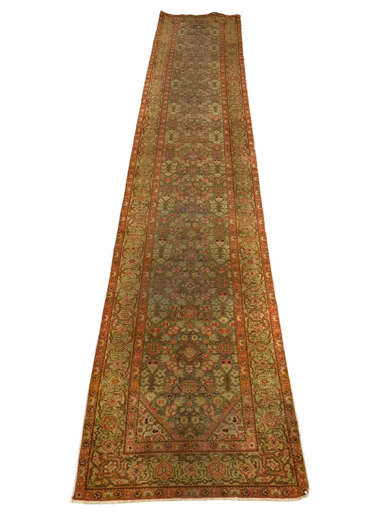 Antique Fine Agra Runner | 2'8" X 14'9" - photo 2