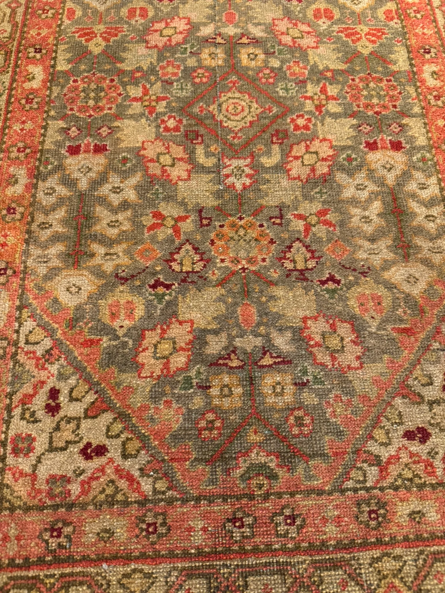 Antique Fine Agra Runner | 2'8" X 14'9" - photo 3