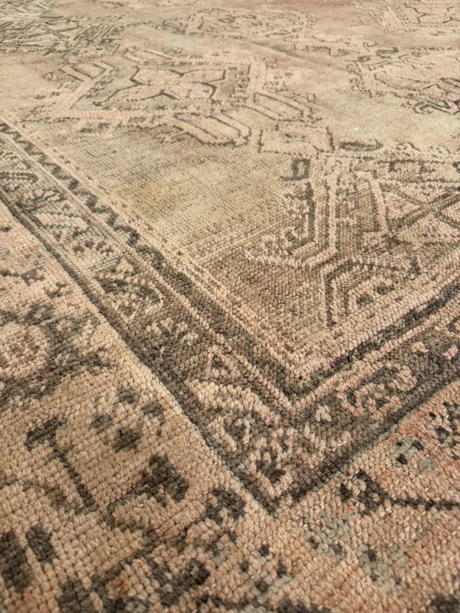 Antique Rustic Oushak Rug | 11'1"  X 14' - photo 8
