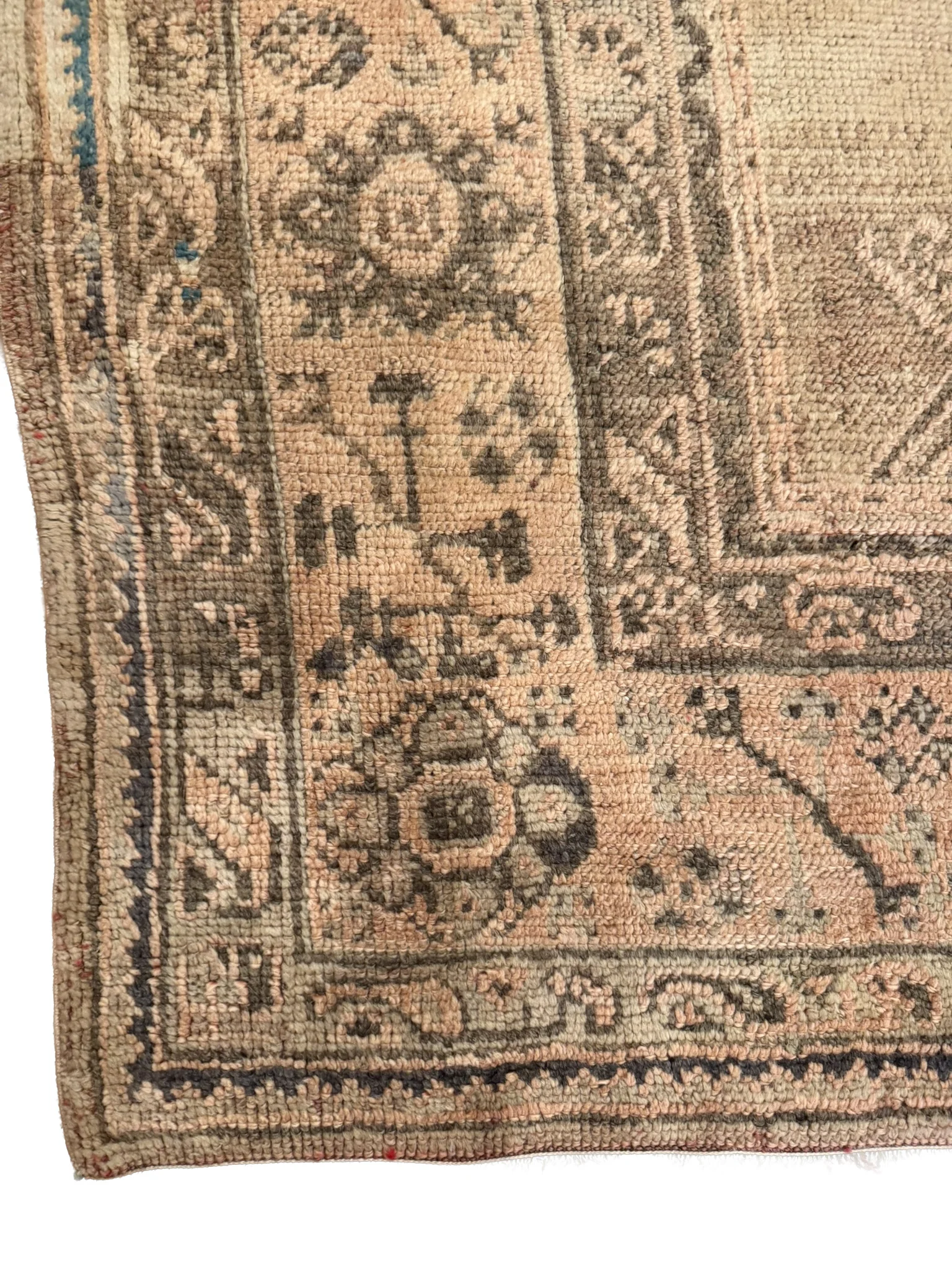Antique Rustic Oushak Rug | 11'1"  X 14' - photo 9