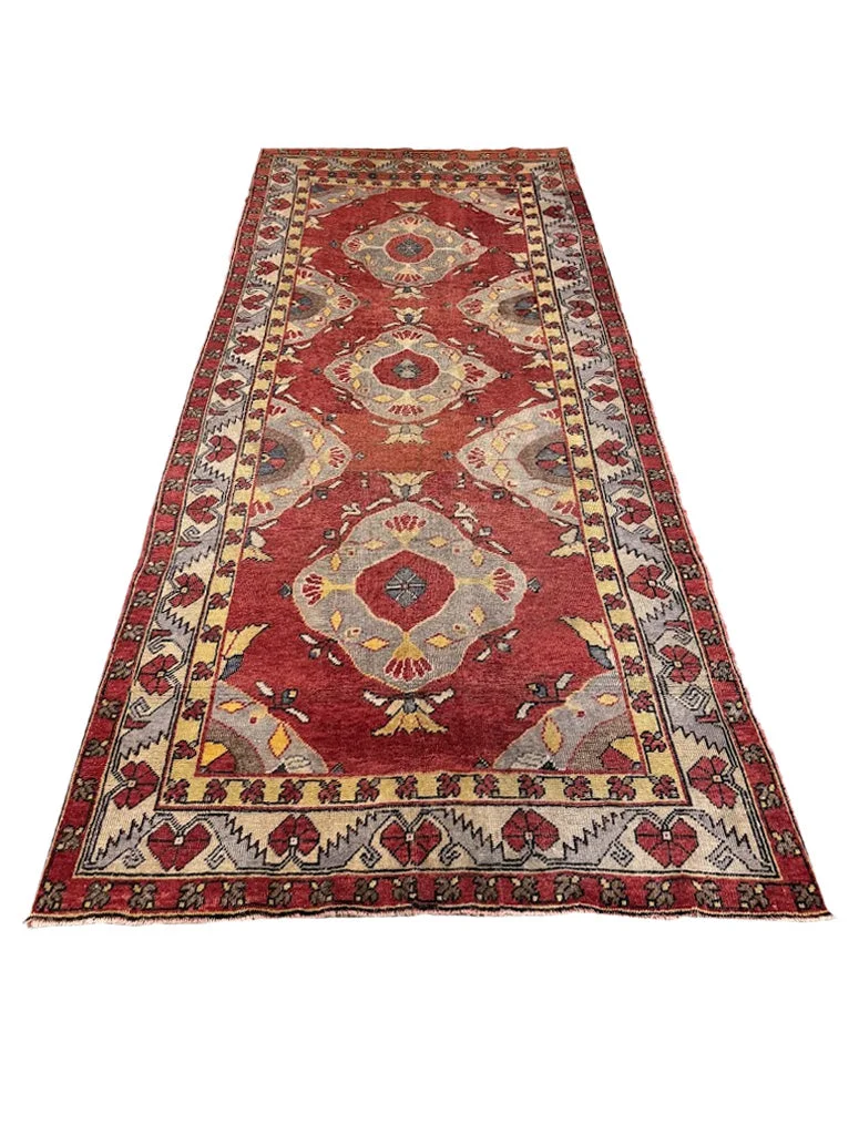 Vintage Oushak Rug | 4'8" X 10'2" - photo 2