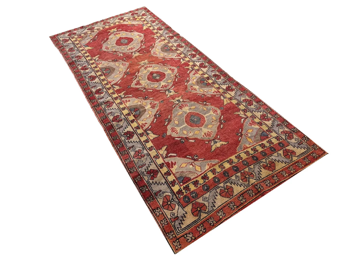 Vintage Oushak Rug | 4'8" X 10'2" - photo 5