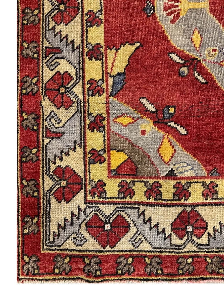 Vintage Oushak Rug | 4'8" X 10'2" - photo 6