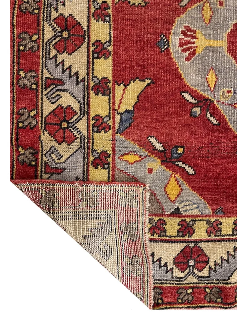 Vintage Oushak Rug | 4'8" X 10'2" - photo 7