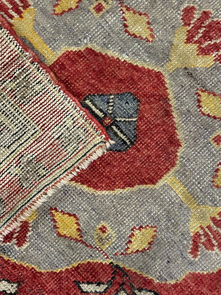 Vintage Oushak Rug | 4'8" X 10'2" - photo 8