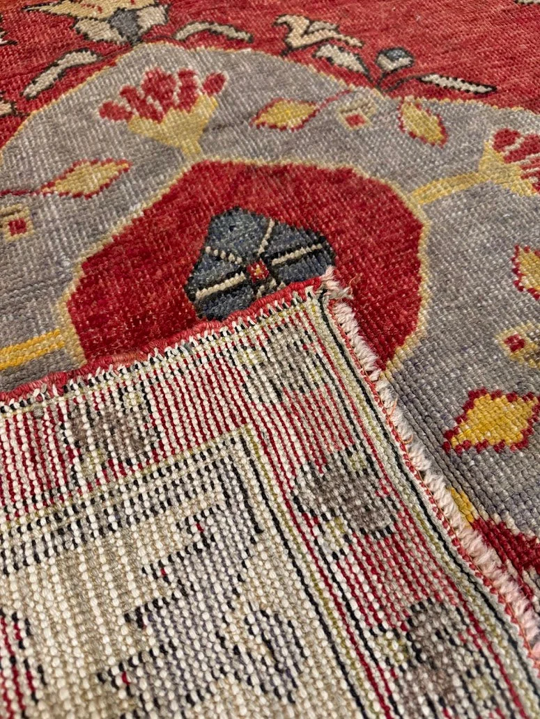 Vintage Oushak Rug | 4'8" X 10'2" - photo 9