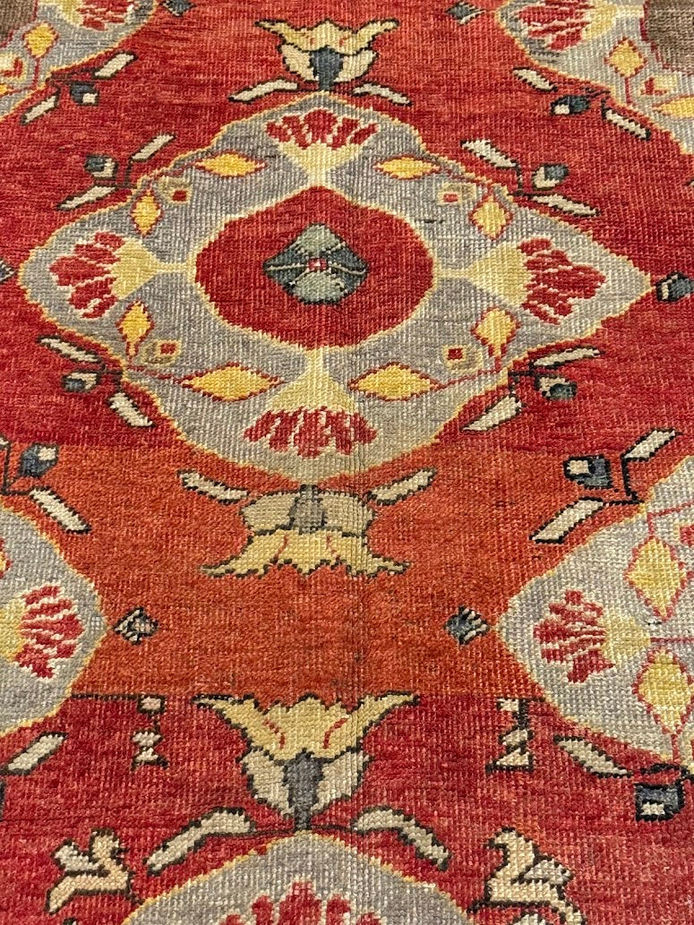 Vintage Oushak Rug | 4'8" X 10'2" - photo 10