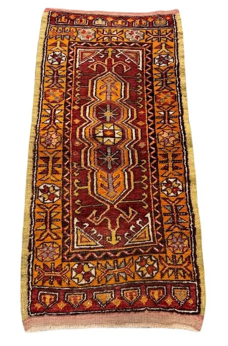 Vintage Oushak Rug | 2' X 4' - photo 2
