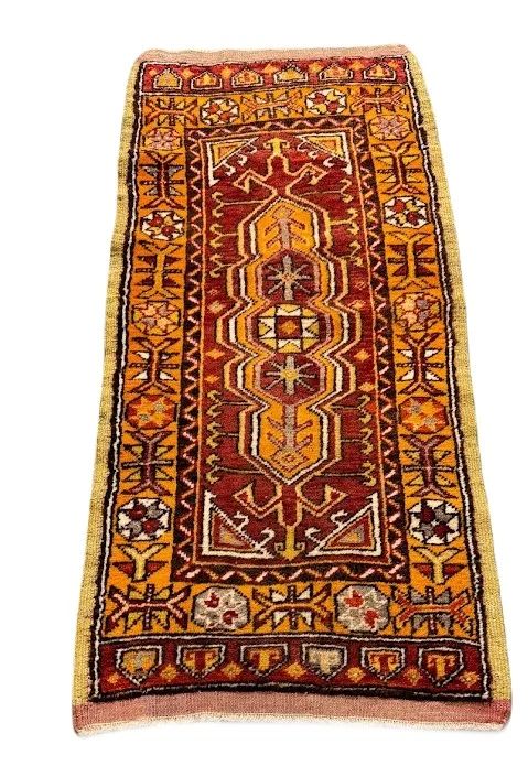 Vintage Oushak Rug | 2' X 4' - photo 3