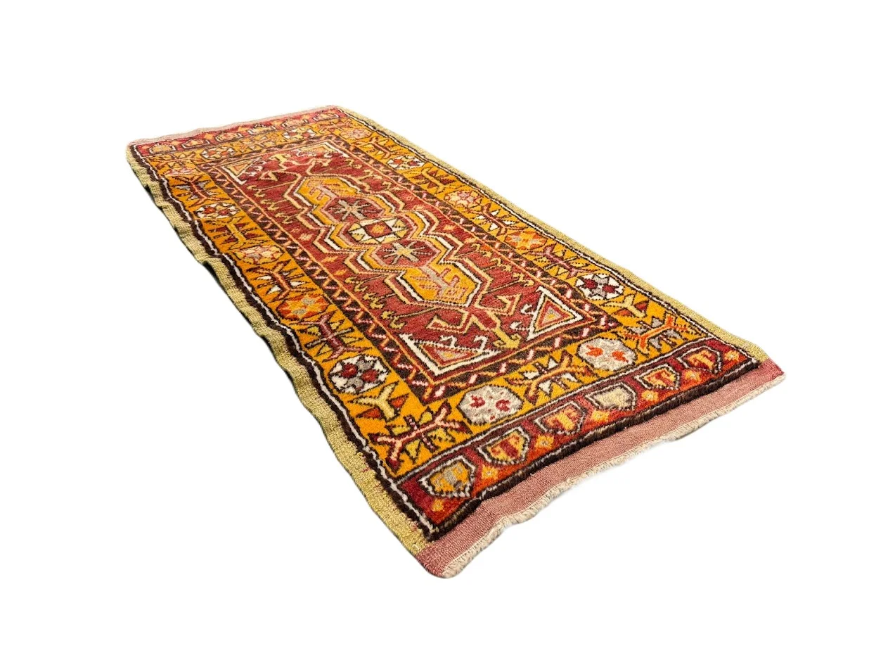 Vintage Oushak Rug | 2' X 4' - photo 4