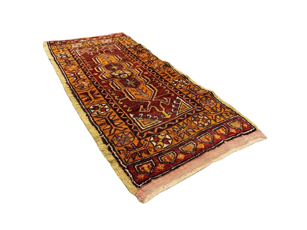 Vintage Oushak Rug | 2' X 4' - photo 5