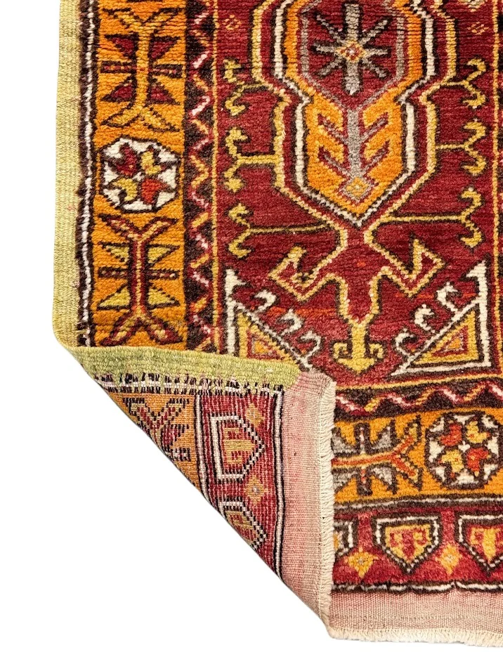 Vintage Oushak Rug | 2' X 4' - photo 7