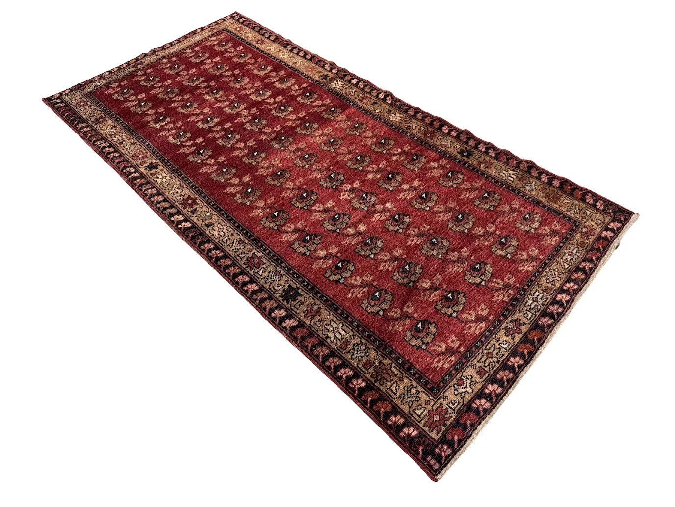 Vintage Oushak Rug | 4'9" X 9'5" - photo 4