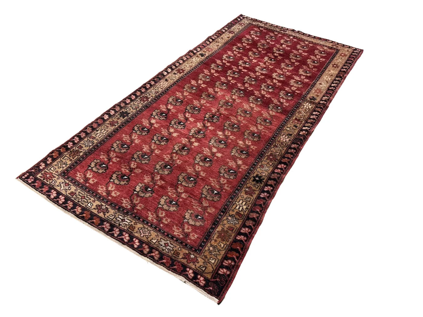 Vintage Oushak Rug | 4'9" X 9'5" - photo 5