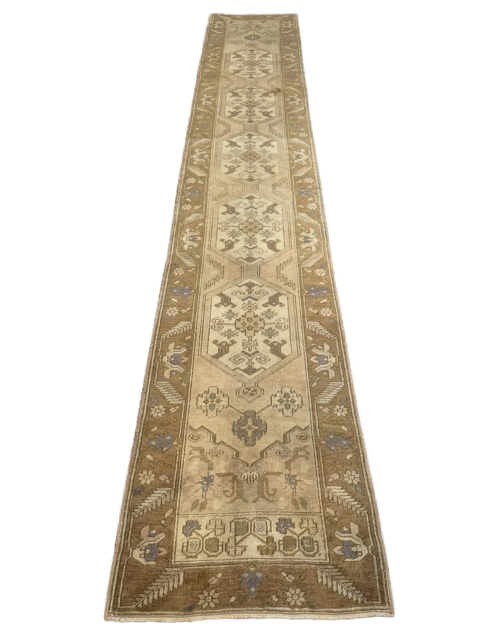Antique Oushak Runner | 2'5" x 14'7" - photo 2